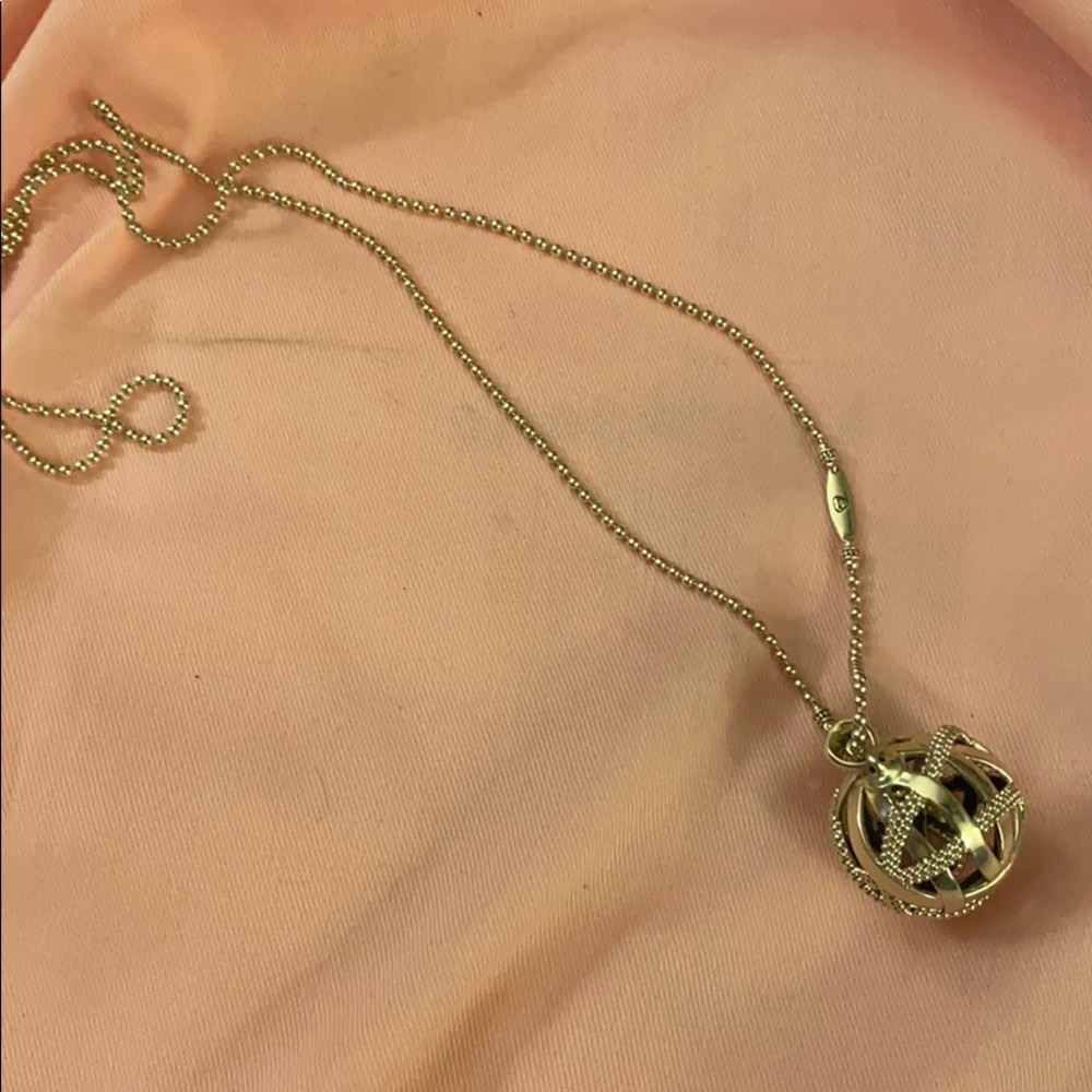 Lagos ball pendant and chain